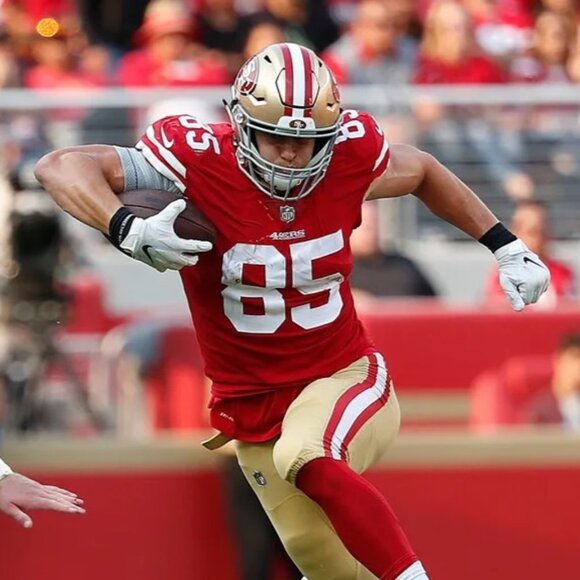 NEW 49ers Kittle Jersey Silicone Keychain - Picture 6 of 6